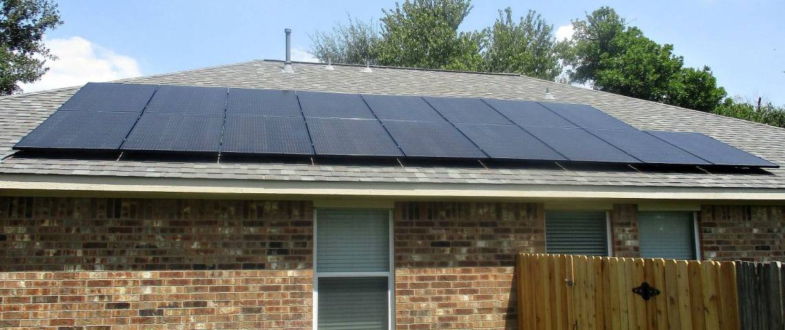 Solar Panel Array in Pinehurst TX