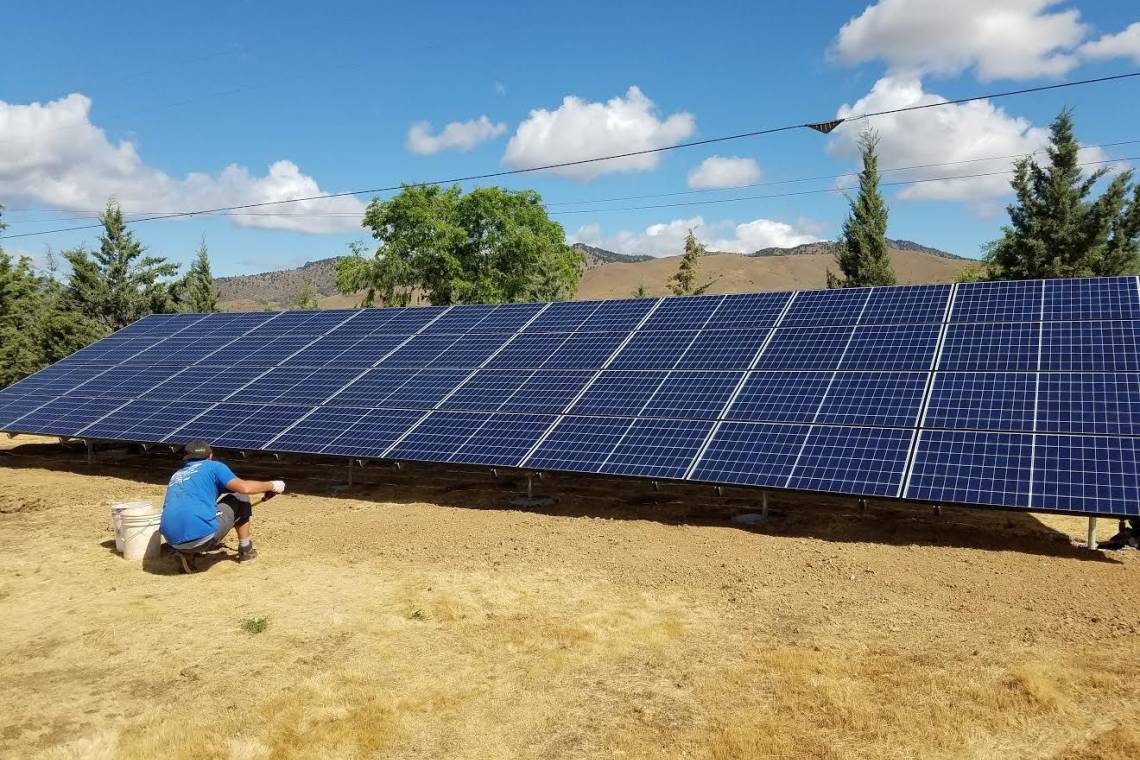 Ground Mount Solar Panel Installation in Montague, CA - 4