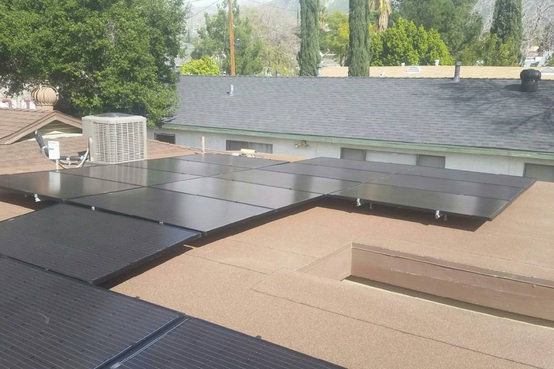 Solar Energy System in Sunland, CA - SolarWorld Panels