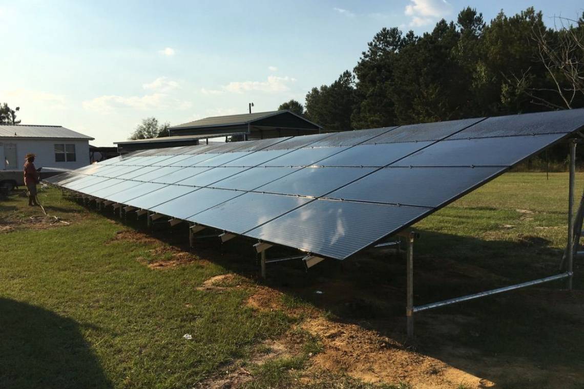 Ground Mount Solar Panel Installation in Clio, SC - 2