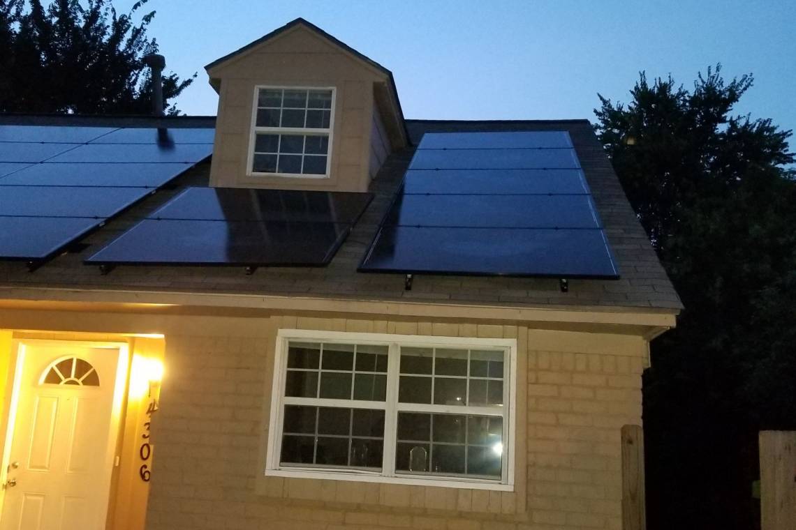 Solar Panel Installation in Houston, TX - Front Right Side