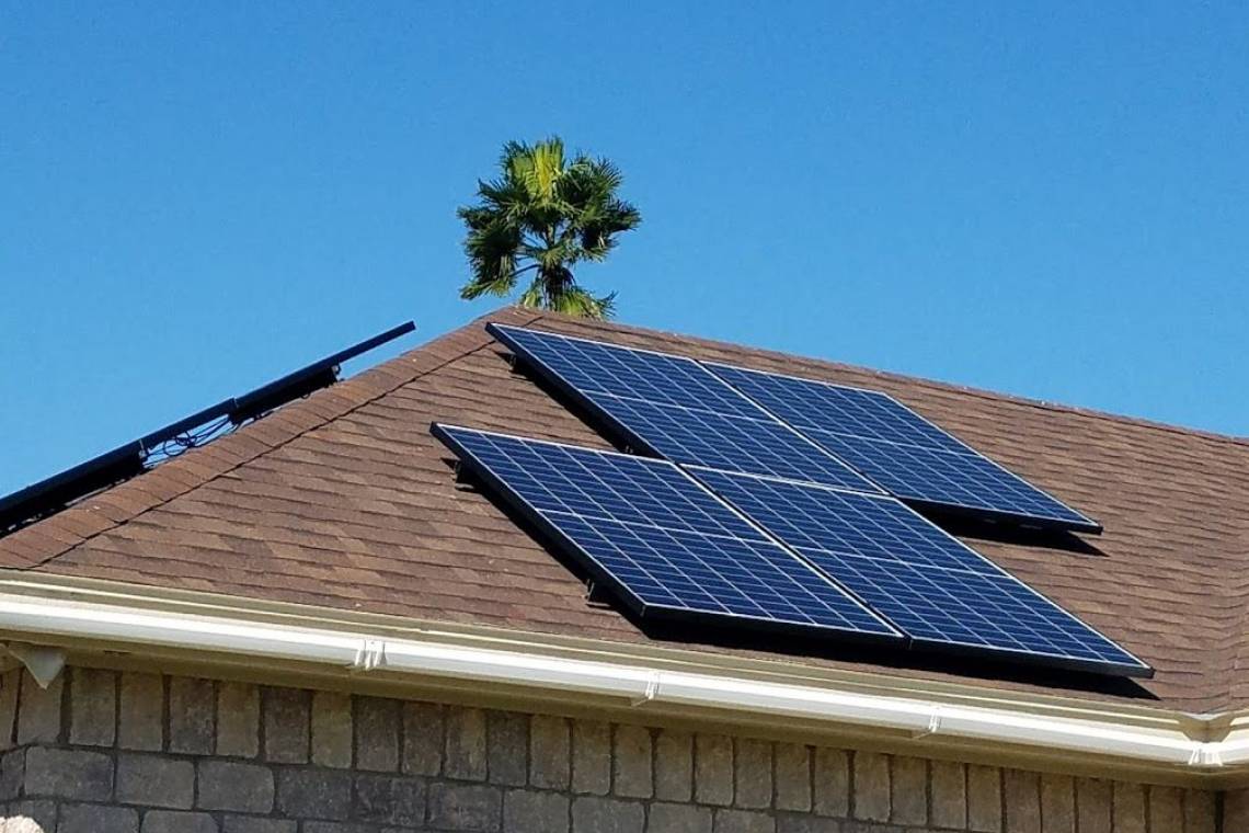 Solar Energy System in Brownsville, TX - Panel Array