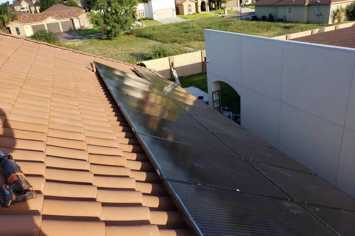 Solar Panel Array in Eagle PassTX