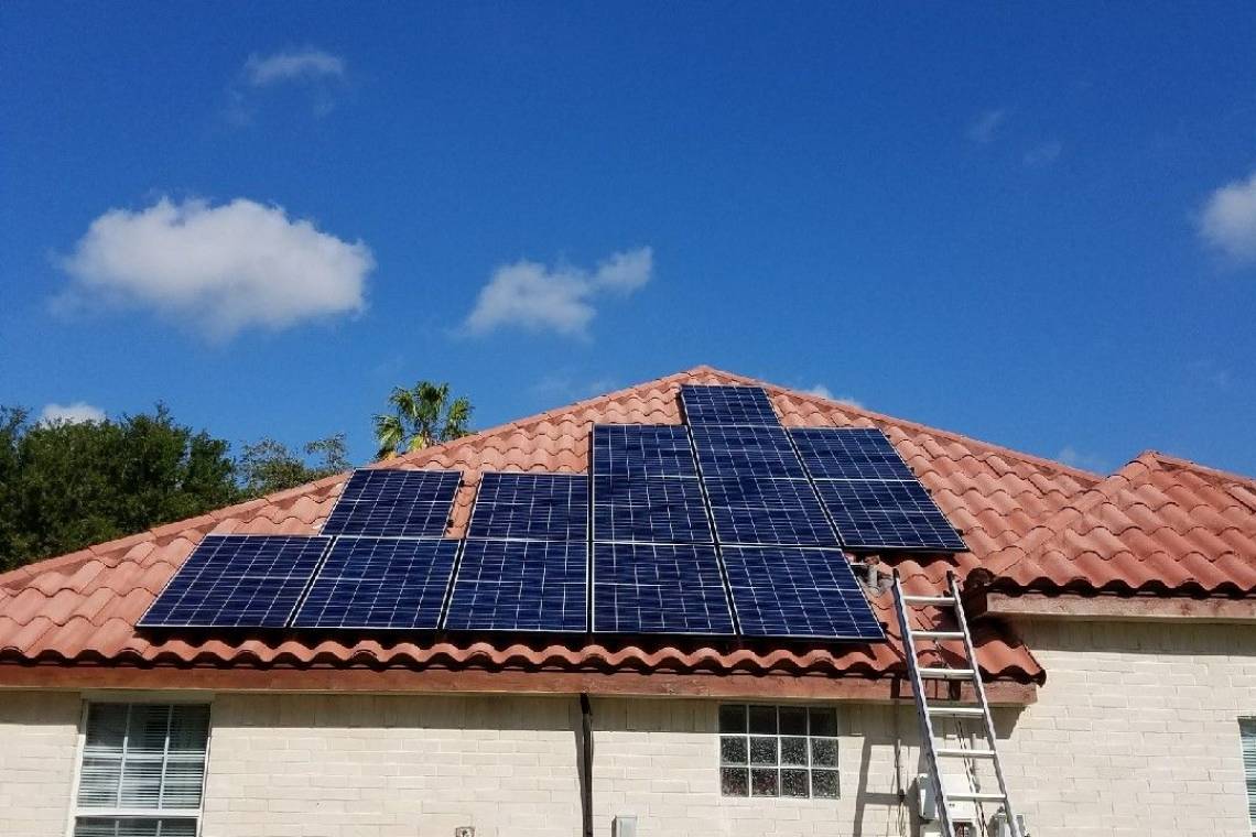 Solar Energy System in Harlingen, TX - Front View