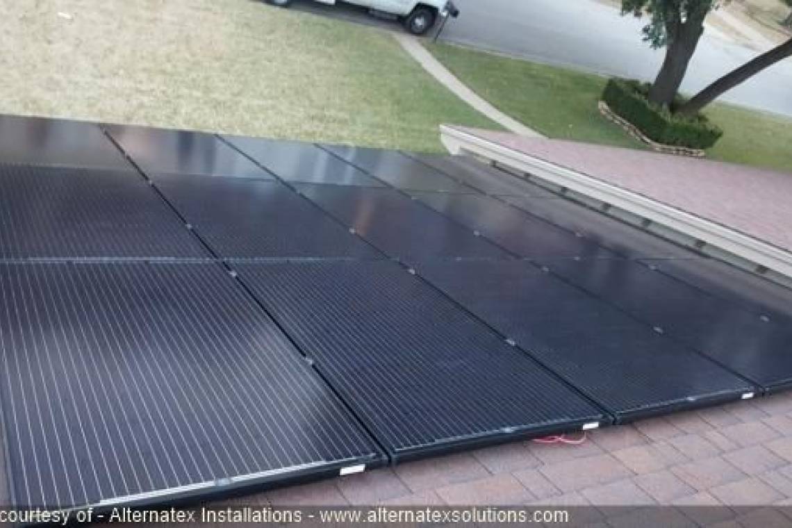 Solar Energy System in Hurst, TX - Rooftop Array